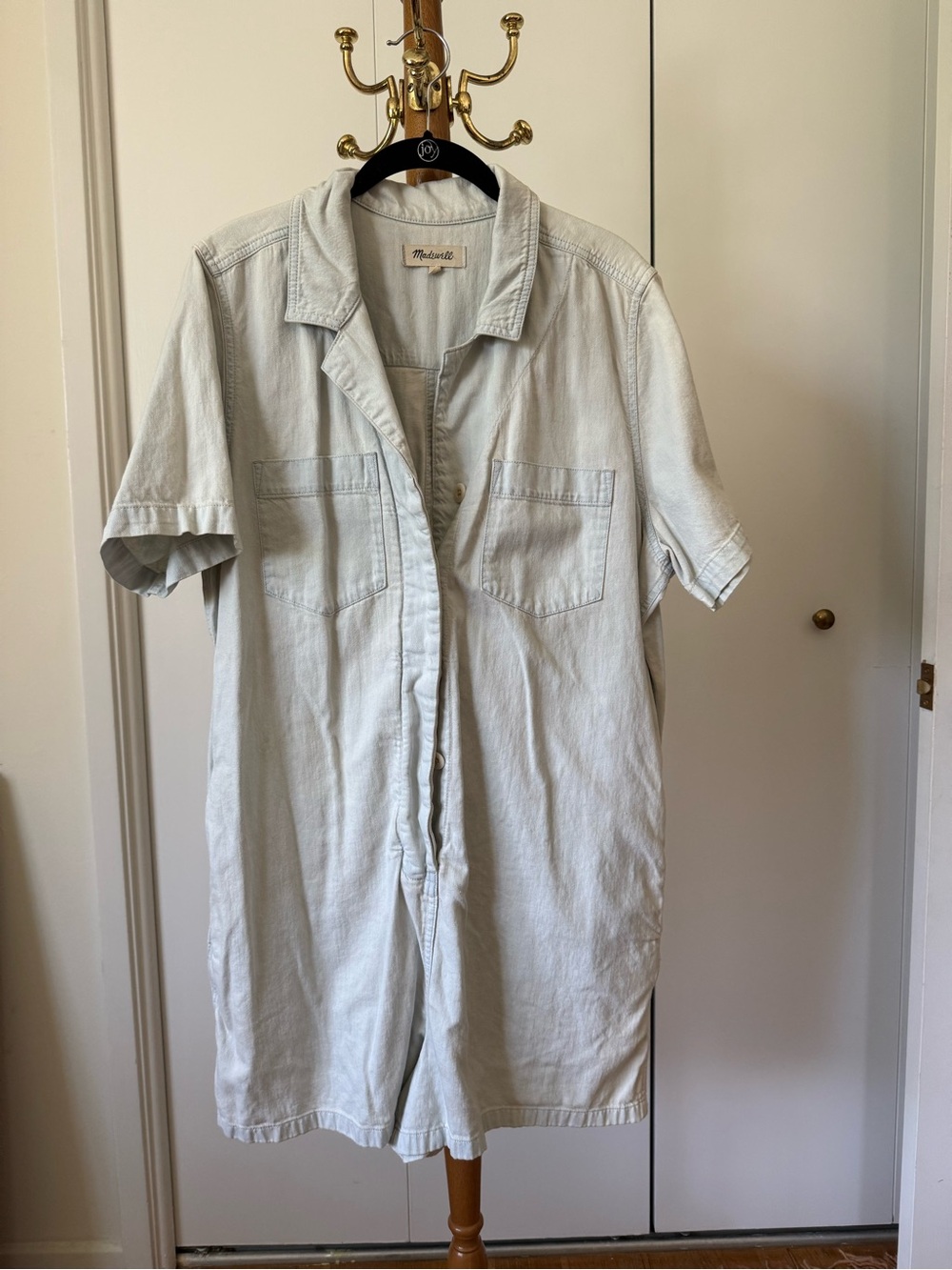 Madewell denim romper